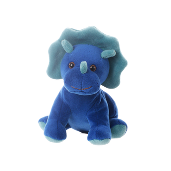 Bukowski Bears Baby Tricey premium blue stuffed animal triceratops dinosaur plush toy