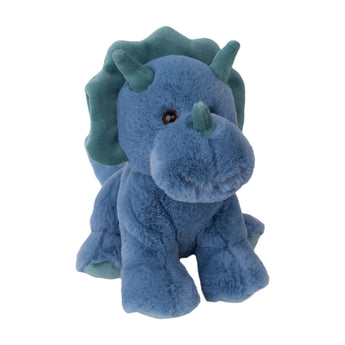 Bukowski Bears Tricey premium blue stuffed animal triceratops dinosaur plush toy