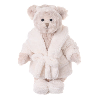 lady hamilton plush teddy bear robe spa slippers