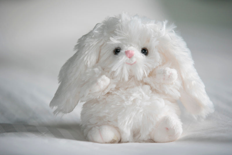BUKOWSKI - Peluche Bunny Beauty Blanc 15 cm - LanaLu Garçons et Filles